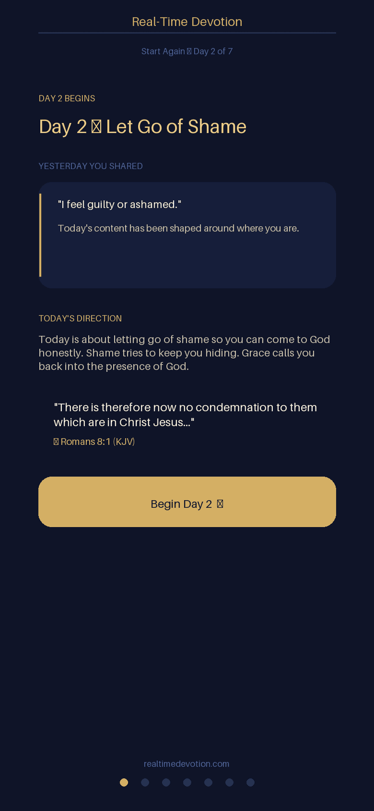 Day 2 recap - yesterday you shared this